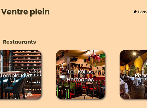 Ventre plein - Restaurant Management System